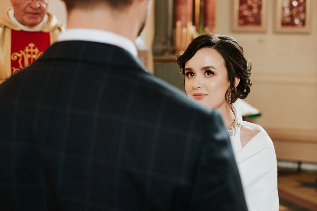 fotografia ślubna - Przysięga slubna, ceremonia zaslubin, fotograf slubny rybnik