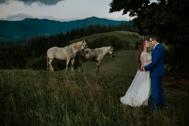 fotografia ślubna - sesja konie, slub, wesele, fotograf na slub, wesele, fotograf rybnik