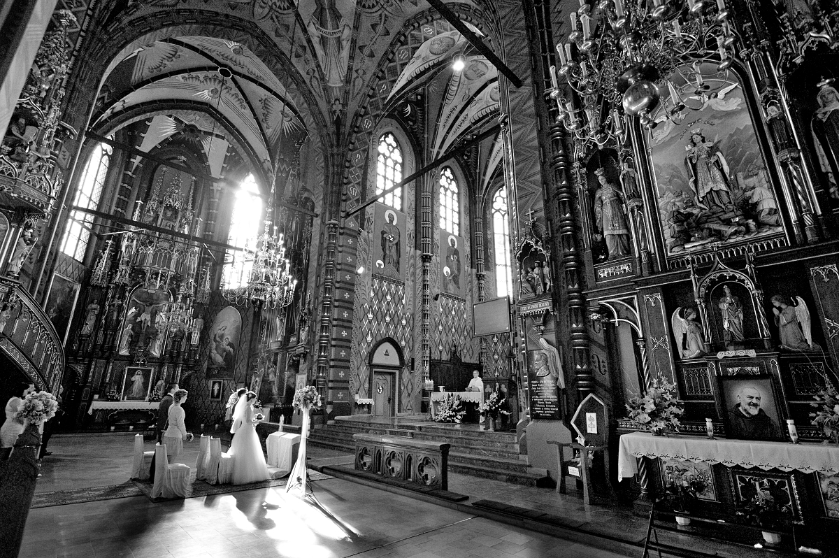 Zdjęcia Ślubne Rybnik - Zdjęcia w kościele Kraków