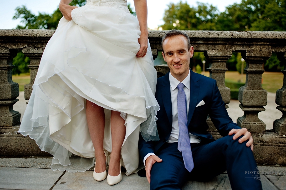 fotografia ślubna śląsk - Szczęśliwy mlody pan