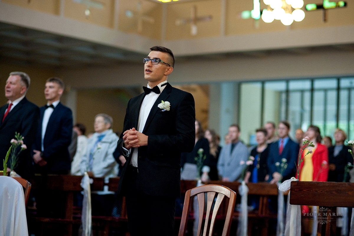 fotografia ślubna gliwice - Świadek na ślubie