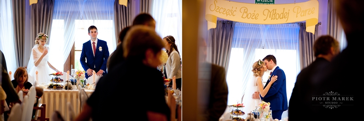 fotografia ślubna zabrze - Szczęść Boże młodej parze