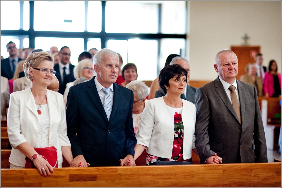 fotografia ślubna zabrze - Trwa ceremonia ślubu