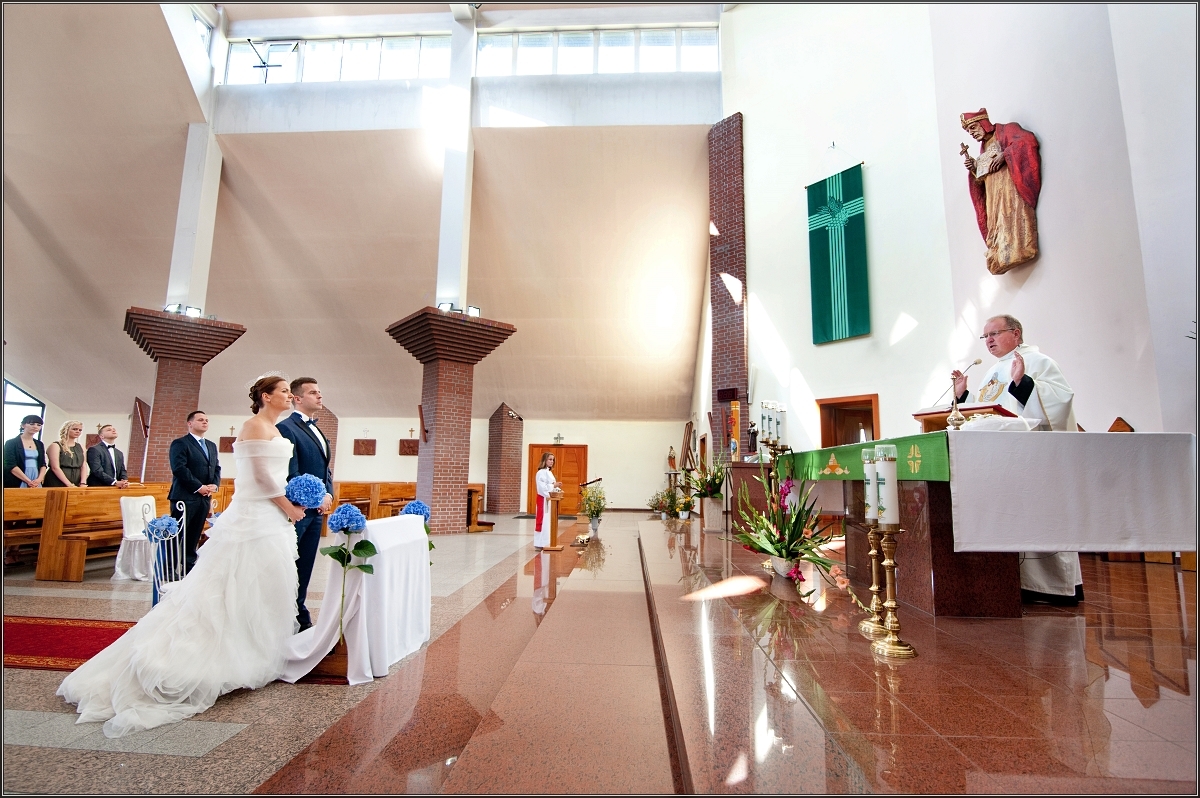 zdjęcia ślubne rybnik - Trwa ceremonia ślubu