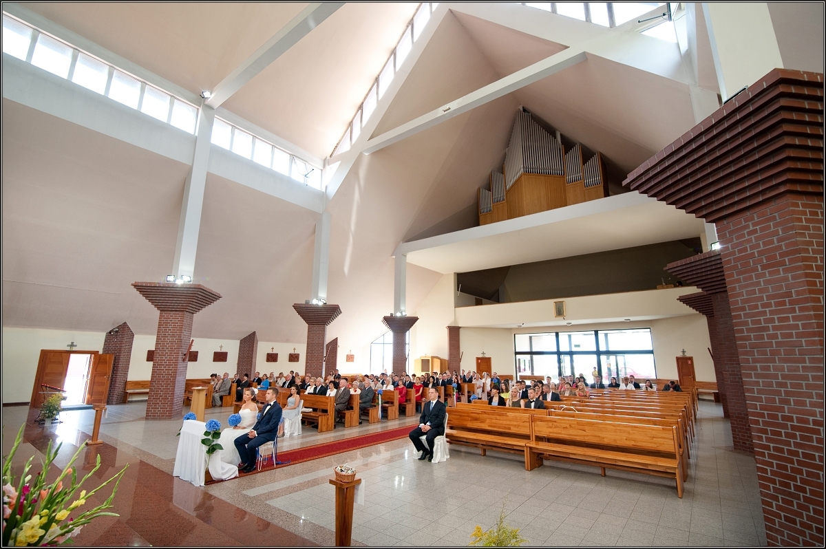 fotograf ślubny katowice - Trwa ceremonia ślubu