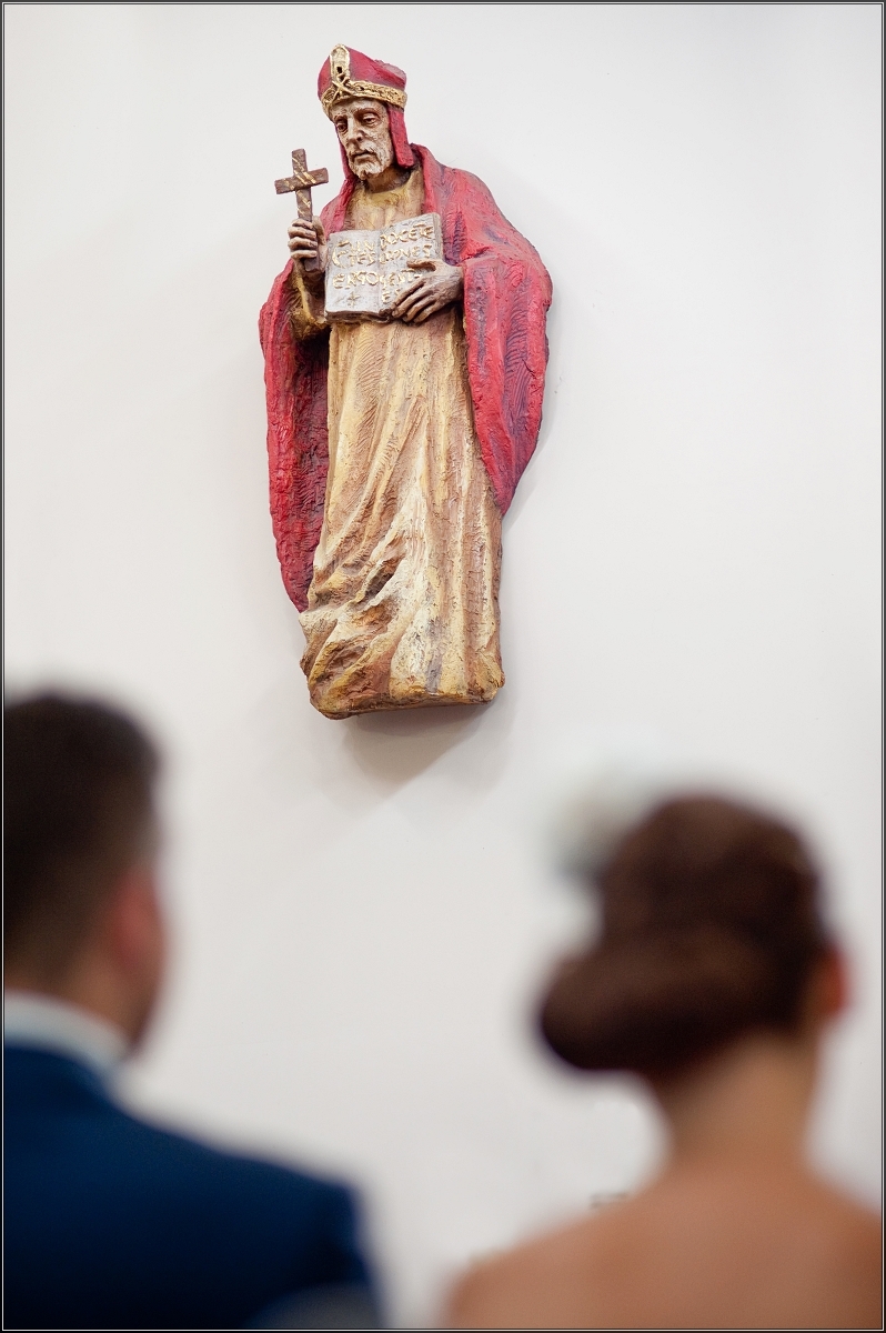 fotografia ślubna sosnowiec - Trwa ceremonia ślubu