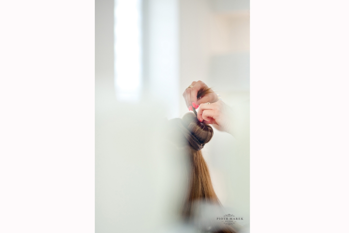 fotografia ślubna sosnowiec - Robienie fryzur