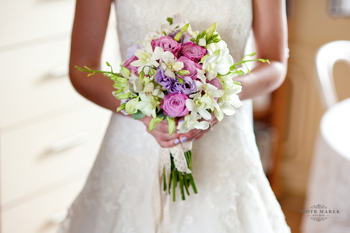 fotografia ślubna rybnik - Różowe róże